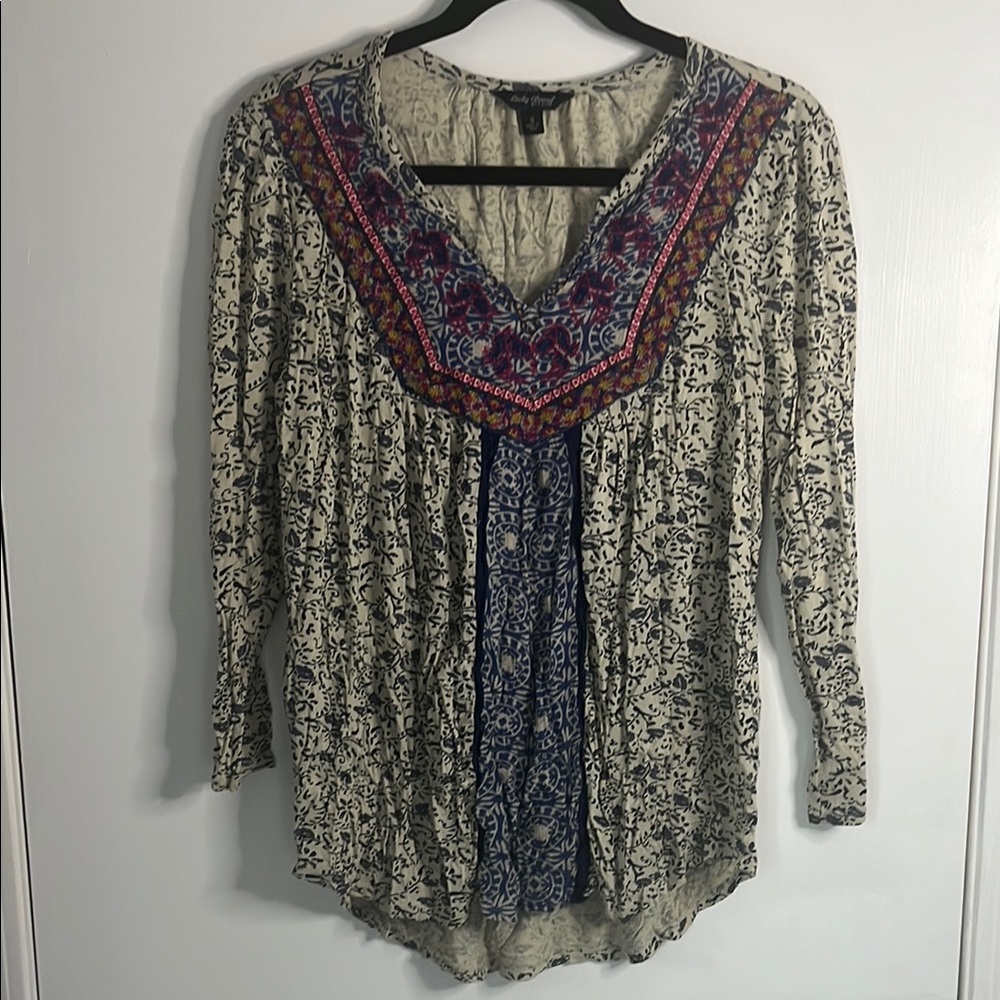 Bohemian Print Women's Top